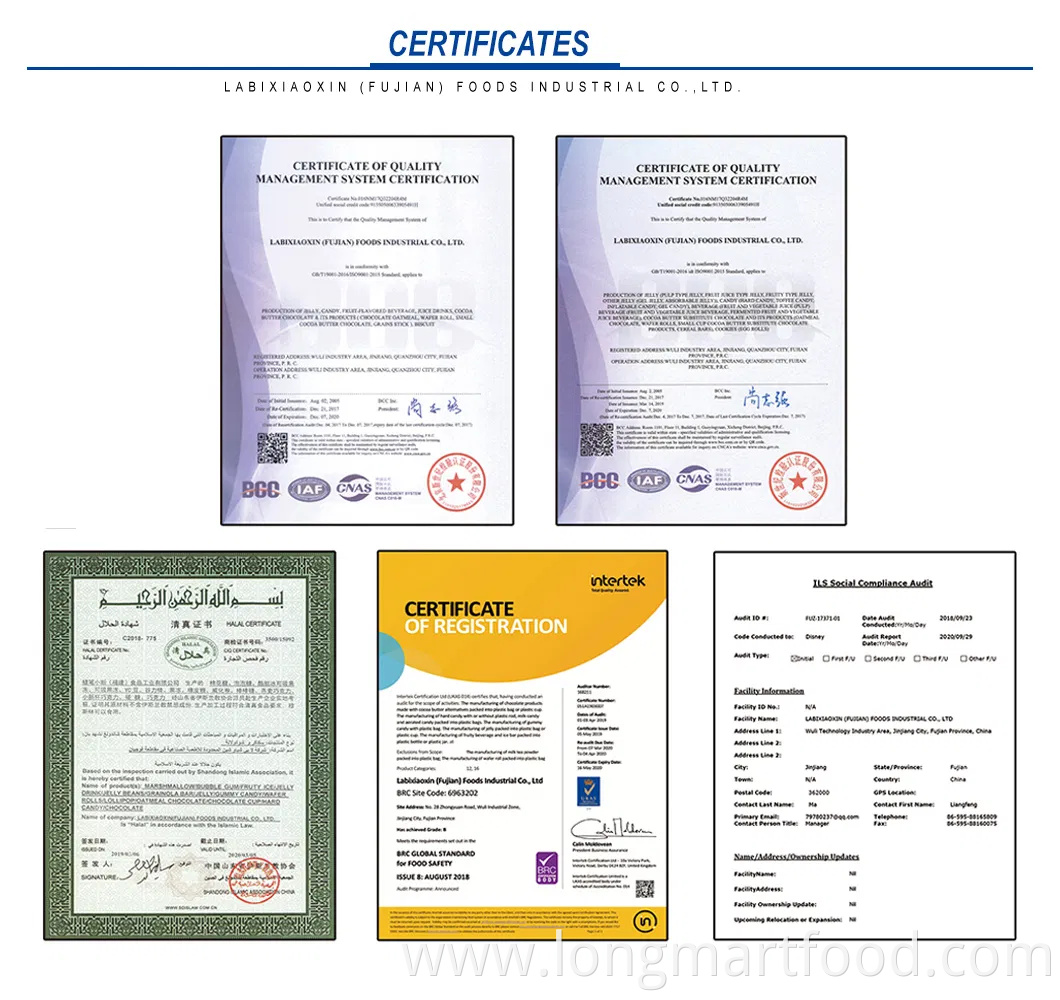 Larbee New Launch 32g Freeze-Dried Fruit Candy in Jar